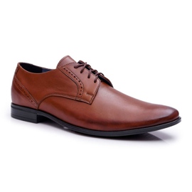 Herre Brogues Elegant læder Bednarek brun herodes