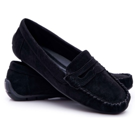 PS1 Kvinder sorte loafers ruskind Bolero