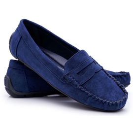 SEA Loafers til kvinder Marineblå ruskind Bolero marine blå