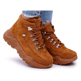 BUGO Kvinders sportshøjsko Camel Unreal brun