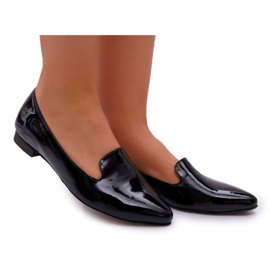 Nicole Dame Loafers Lakerede Loafers Sort Sinedos