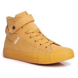 Kvinders sneakers Big Star Yellow FF274581 gul