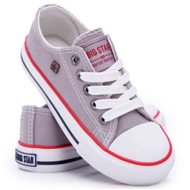 Børnesneakers Big Star Grey FF374205 grå
