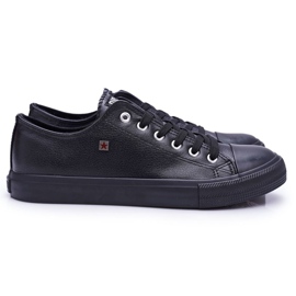 Herre Sneakers Low Big Star Sort V174345
