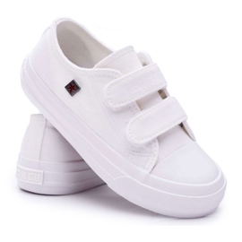 Big Star Børnesneakers Børnes store stjerne med velcrohvid FF374096