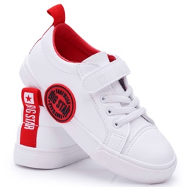 Børnesneakers Børn Big Star Med Velcro Hvid FF374088 ['hvid']