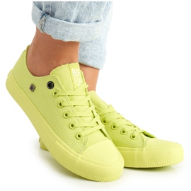 Kvinder Sneakers Big Star Lime AA274012 gul