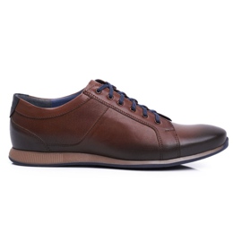 Herre Brogues Sko Casual Nikopol Læder Brun 1730