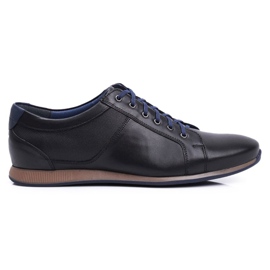 Herre Brogues Sko Casual Nikopol Læder Sort 1730