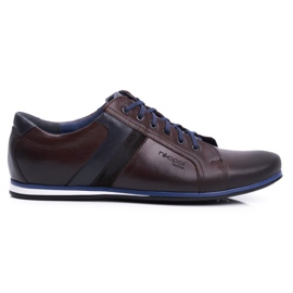 Herre Brogues Sko Casual Nikopol Læder Brun 1721