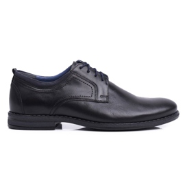 Herre Brogues Sko Casual Nikopol Læder Sort 1726