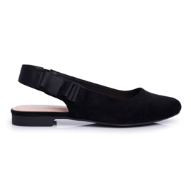 Dame ruskind Ballerinas Sergio Leone BL615 Sort Lilon