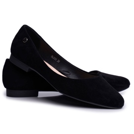 Dame ruskind Ballerinas Sergio Leone BL611 Sort Nemsis