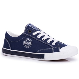 Kvinders sneakers Big Star marineblå FF274229 marine blå