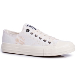 Kvinder Sneakers Big Star Hvid FF274124 ecru