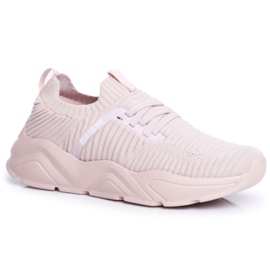 Sportssko til kvinder Big Star Light Pink FF274956 lyserød
