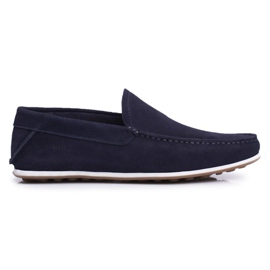 Loafers til mænd GOE Marineblå Nubuck FF1N3059 marine blå