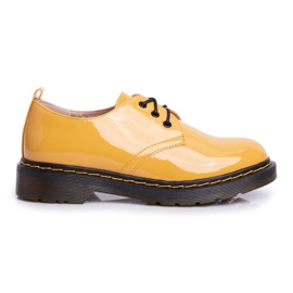 SEA Kvinders Brogues lakeret gul Gør det bedre!