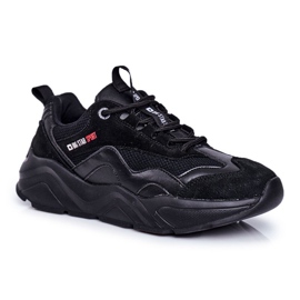 Dame Sportssko Sneakers Big Star Sort FF274959