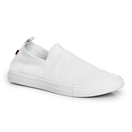 Kvinders hvide sneakers Slip-on sneakers Big Star FF274A608