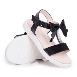 FRROCK Børnesandaler med velcro til piger sort Bella