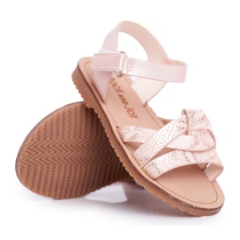 FRROCK Børnesandaler med velcro til piger pink Lilo lyserød