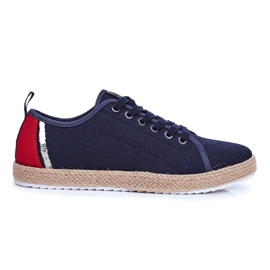 Mænds sneakers Big Star Espadrilles Marineblå FF174154 marine blå
