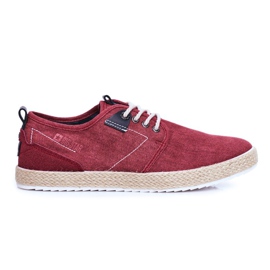 Mænds sneakers Big Star Espadrilles Rød FF174151