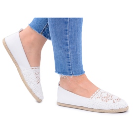 EVE Hvid blonde Espadrilles Slip On Maribel