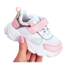 Sportsbørnesko Pink ABCKIDS B011104349 hvid