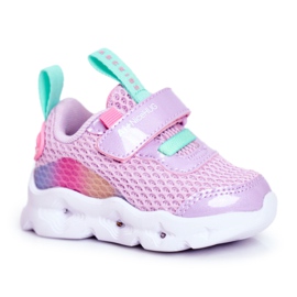 Sport børnesko skinnende violet ABCKIDS B011105220