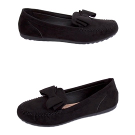 Sort Dame sorte loafers B2020-6 Sort
