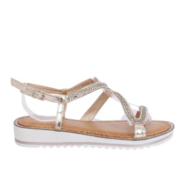Asymmetriske gyldne sandaler ZY178 L.GOLD gylden