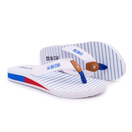 Kvinders hjemmesko Flip-flops Big Star White DD274A245 hvid