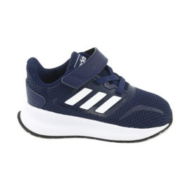 Adidas Runfalcon I Jr EG6153 sko hvid marine blå