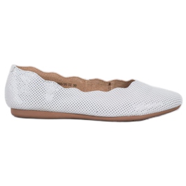 Filippo Elegante Læder Ballerinas grå