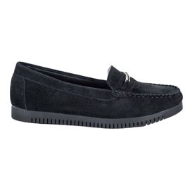 Filippo Læder Loafers På Platformen sort