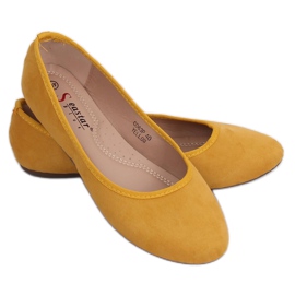 CD63P Gule honningglatte ballerinaer