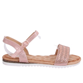 Lyserøde kvindersandaler HT-69 Pink