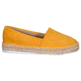 Small Swan Gul ruskind Espadrilles