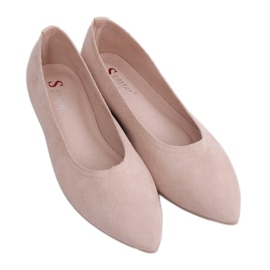 Beige ballerinaer til kvinder NK19P Beige
