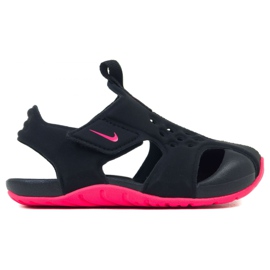 Nike Sunray Protect 2 Jr 943827-003 sko sort lyserød