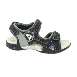 Sandaler Sports Sports Læder Insert American Club RL19/19 Navy/Gray orange