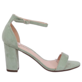Højhælede sandaler celadon CD59P Grøn