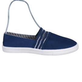 SHELOVET Komfortable Slip-On sneakers blå