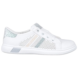 SHELOVET Let openwork sneakers hvid