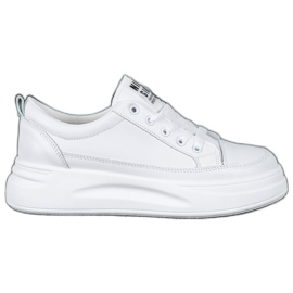 SHELOVET Sneakers på The Nice Girl Platform hvid