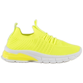 Bella Paris Openwork sneakers gul