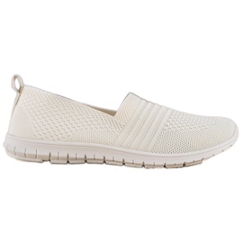 SHELOVET Komfortable Openwork Slipons brun