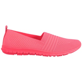SHELOVET Komfortable Openwork Slipons lyserød